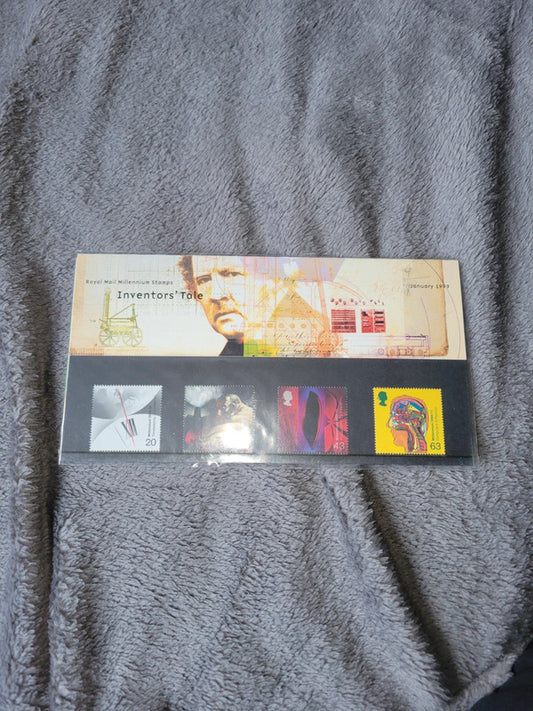 Royal Mail Millennium Stamps - 'Inventors' Tale' Stamp Pack