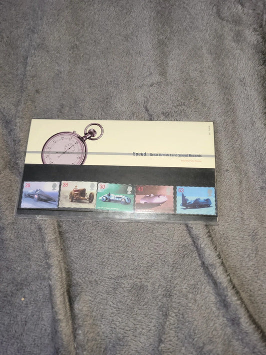 Great Britain Speed Land Speed Records Stamp Pack