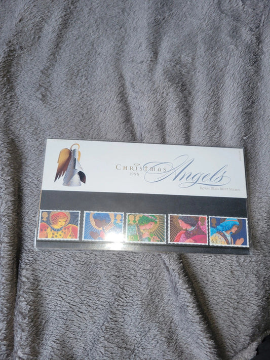 Vintage Royal Mail Christmas Angels Stamp Set