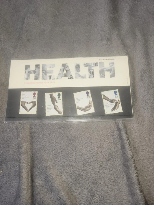 NHS 50th Anniversary Royal Mail Commemorative Stamp Pack