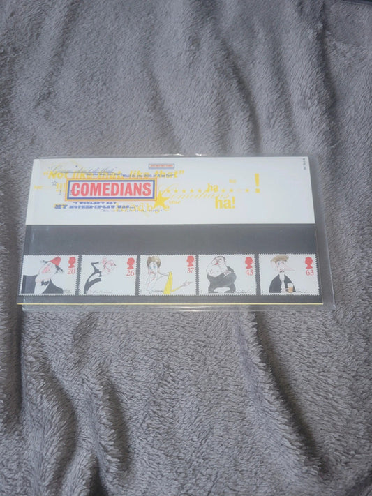 Royal Mail Comedians Stamp Collection - Peter Kay, Les Dawson, Lenny Henry