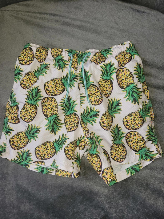 Primark Pineapple Print Swim Shorts - XS