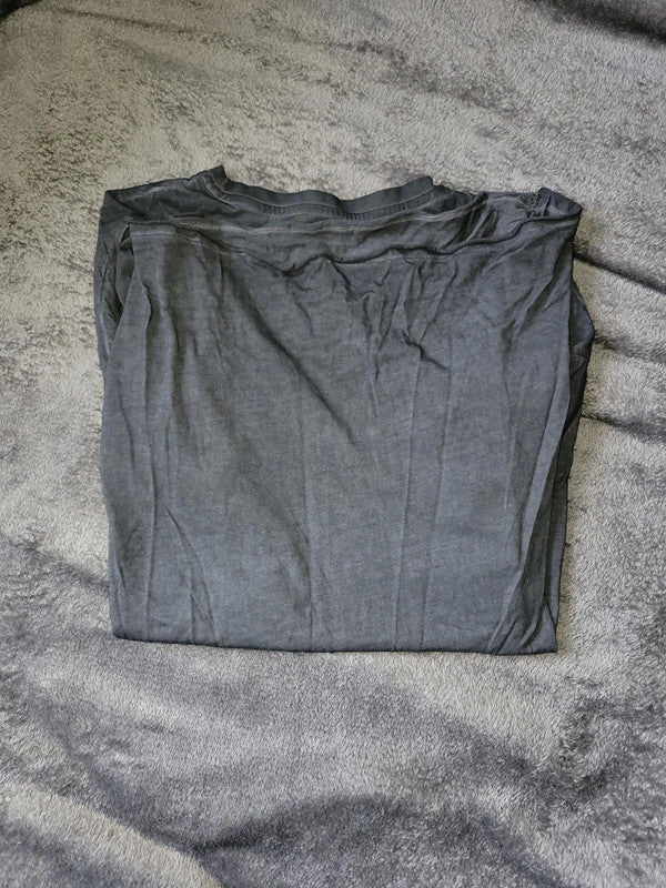 Topman Dark Grey Washed T-shirt - Small | Everyday Essential Tee