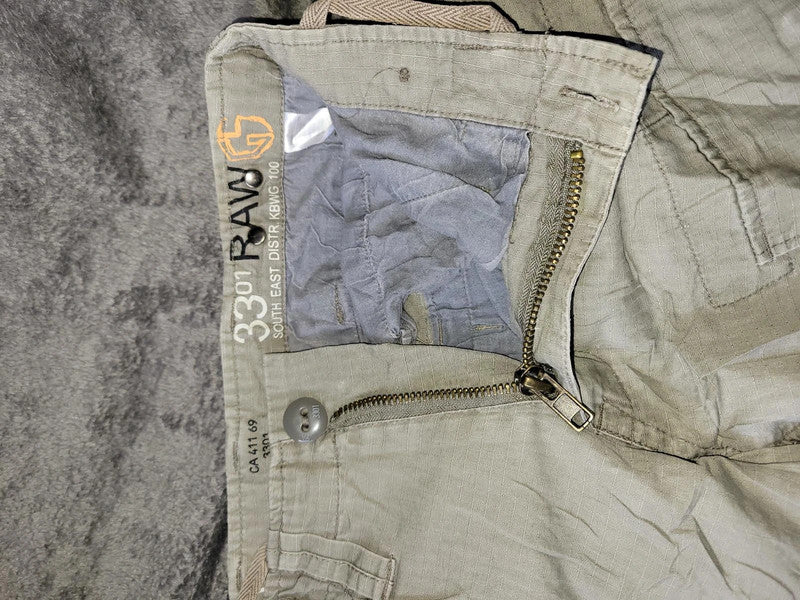 G-Star RAW 3301 Loose Fit Cargo Trousers W32 L29