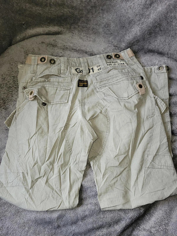 G-Star RAW 3301 Loose Fit Cargo Trousers W32 L29