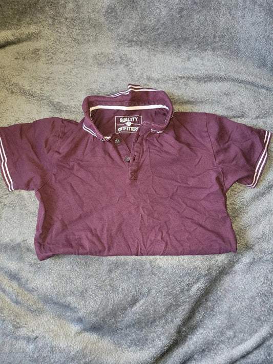 Quality Outfitters Maroon Polo Shirt - 12 Yrs