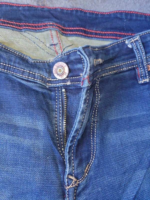 Men's Diesel Jeans - 36" Waist L28, Dark Blue Denim