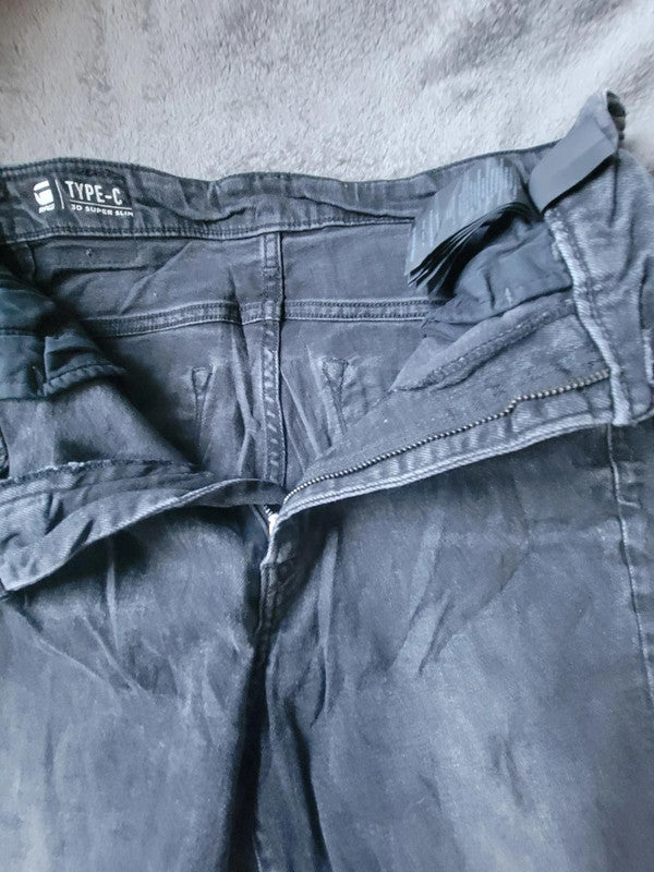 G-Star RAW Type-C 3D Super Slim Jeans W30 L34 Grey