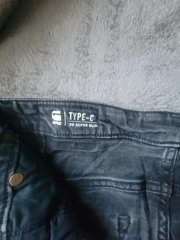 G-Star RAW Type-C 3D Super Slim Jeans W30 L34 Grey