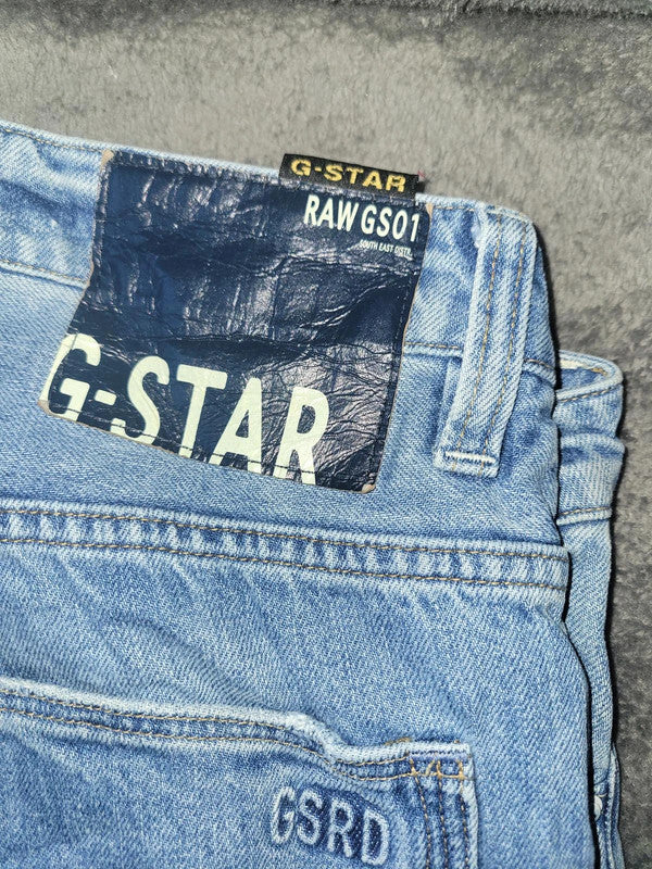 G-Star RAW Blue Denim Straight Jeans W32 L30