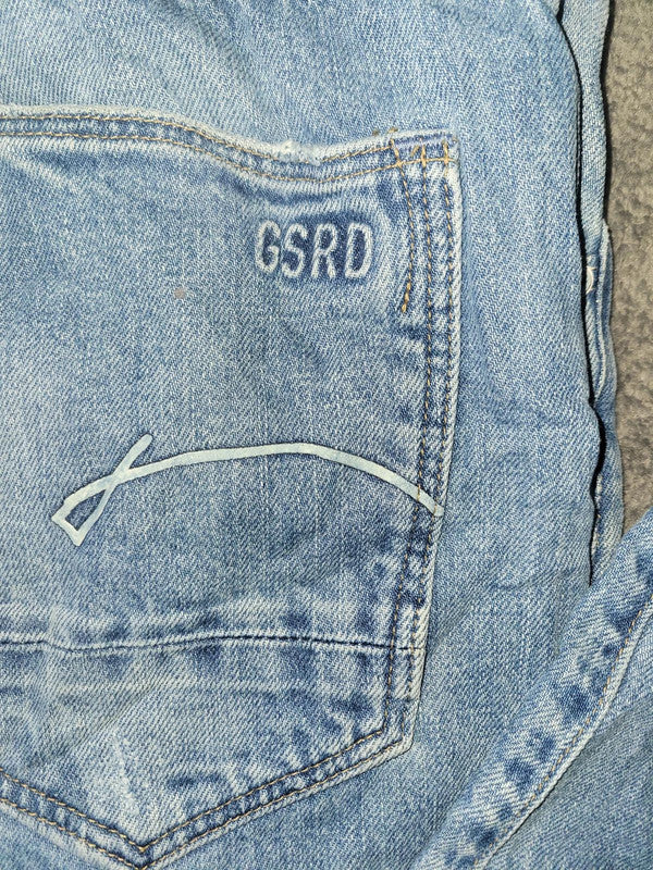 G-Star RAW Blue Denim Straight Jeans W32 L30