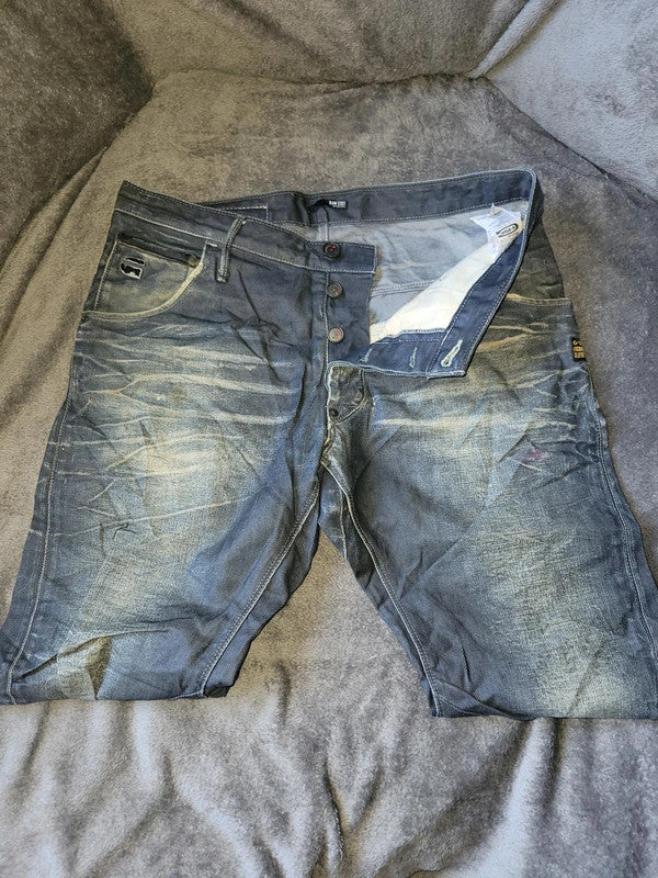 Vintage G-Star Raw 3301 Riley Loose Tapered Jeans W33 L30