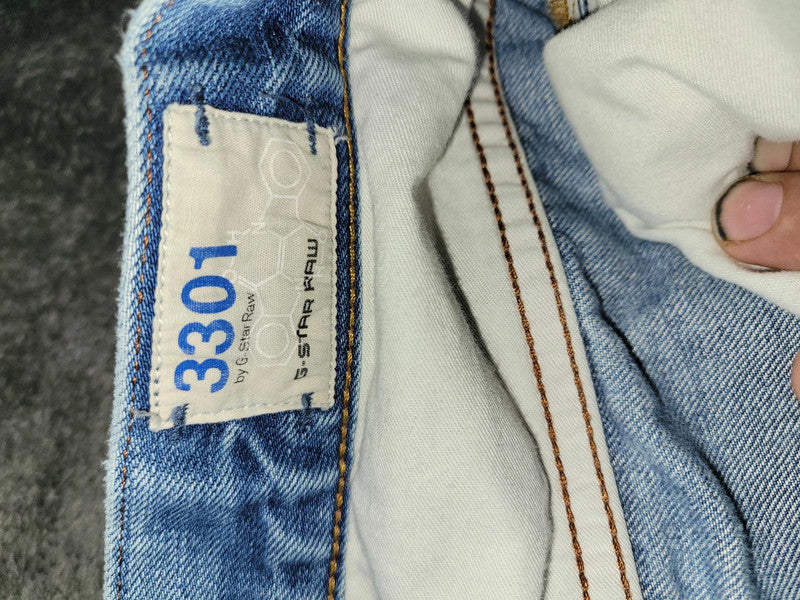 Vintage G-Star Raw 3301 Blue Jeans W33 L32