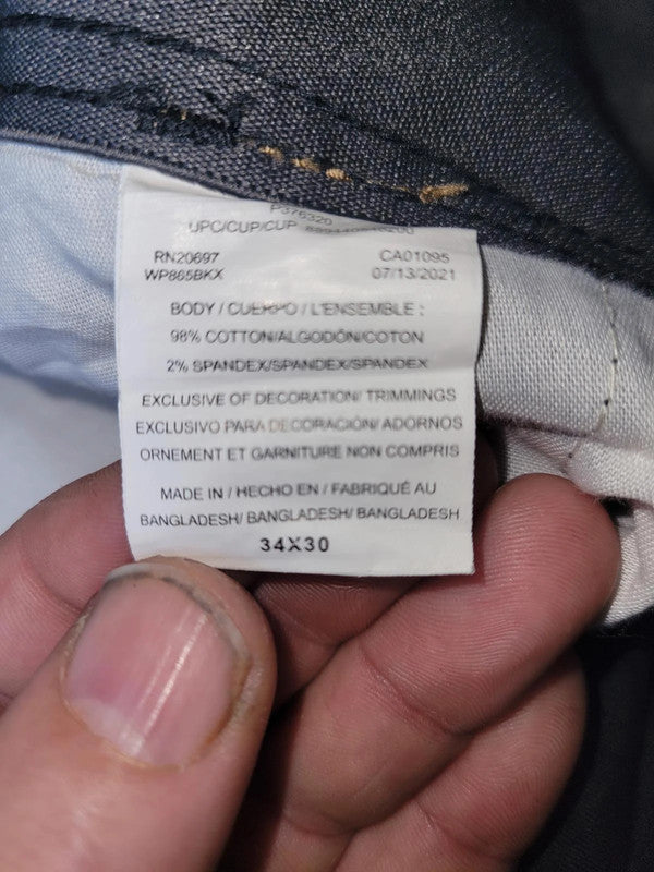 Vintage Dickies Black Cargo Work Trousers