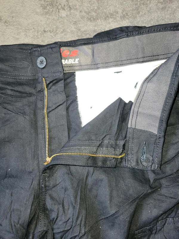 Vintage Dickies Black Cargo Work Trousers