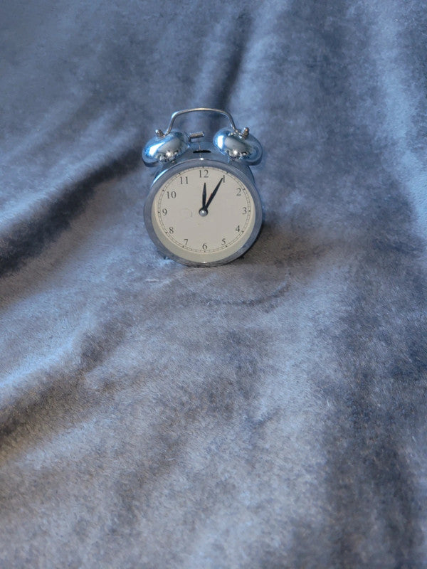 Silver Vintage Alarm Clock