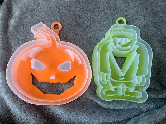 Halloween silicone pancake/egg moulds