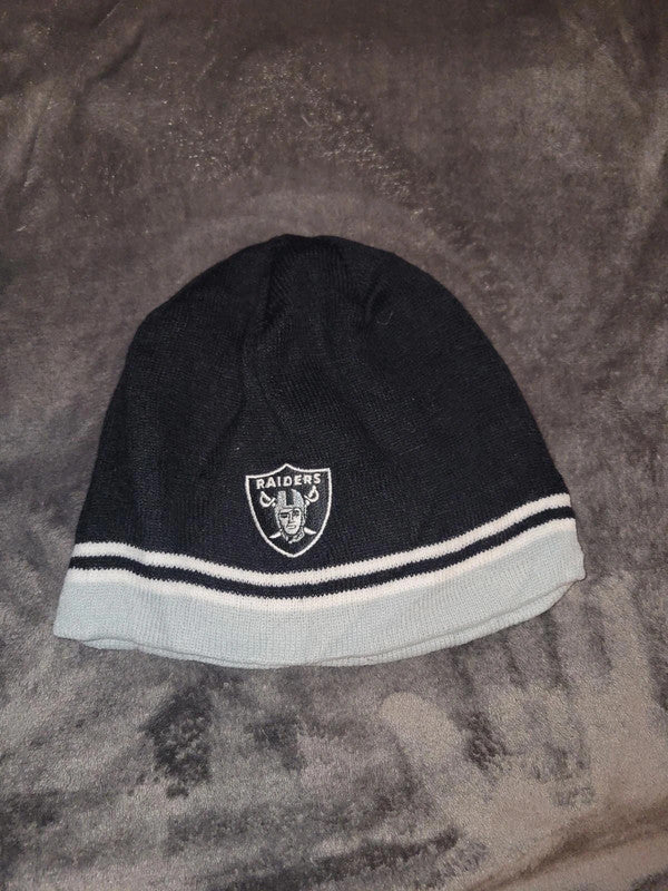 Vintage Reebok Las Vegas Raiders Beanie, One Size Fits All, NFL