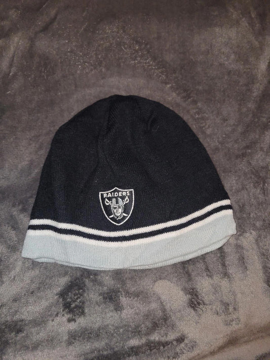 Vintage Reebok Las Vegas Raiders Beanie, One Size Fits All, NFL