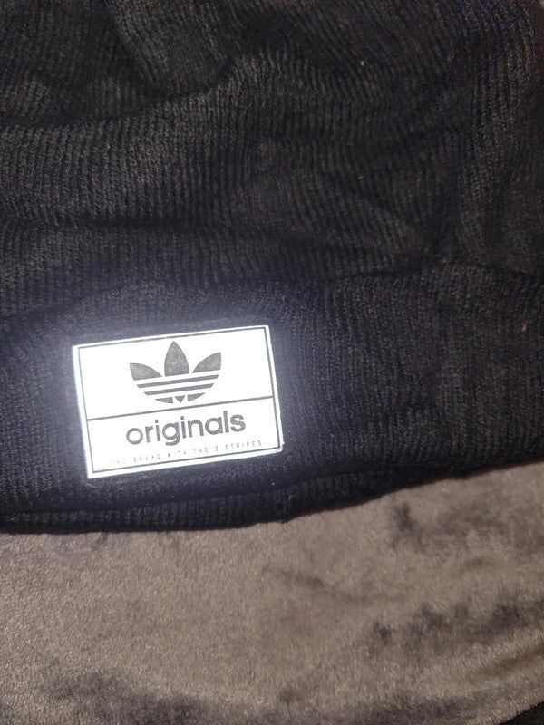 Black Adidas Originals Beanie Hat