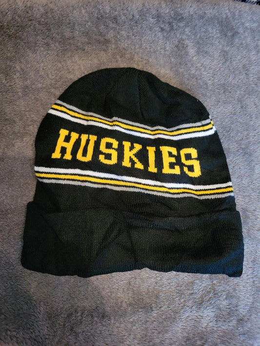 Black Michigan Tech Huskies Beanie Hat