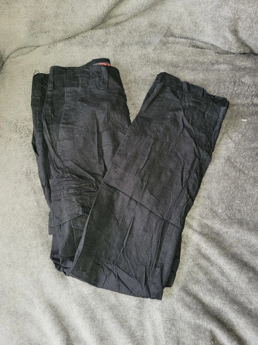 Vintage Dickies Black Cargo Trousers 30x32