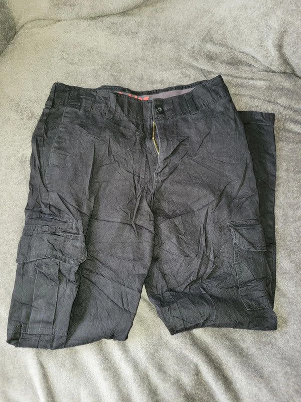 Vintage Dickies Black Cargo Trousers 30x32