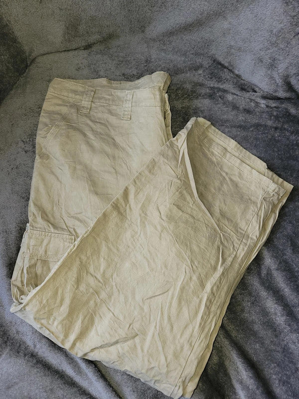 Vintage Wrangler Beige Cargo Trousers 44 x 30