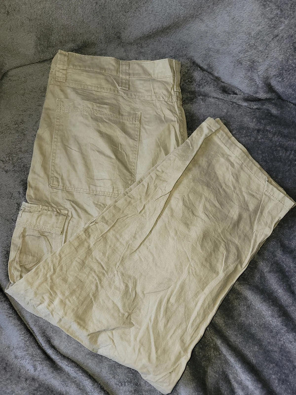 Vintage Wrangler Beige Cargo Trousers 44 x 30