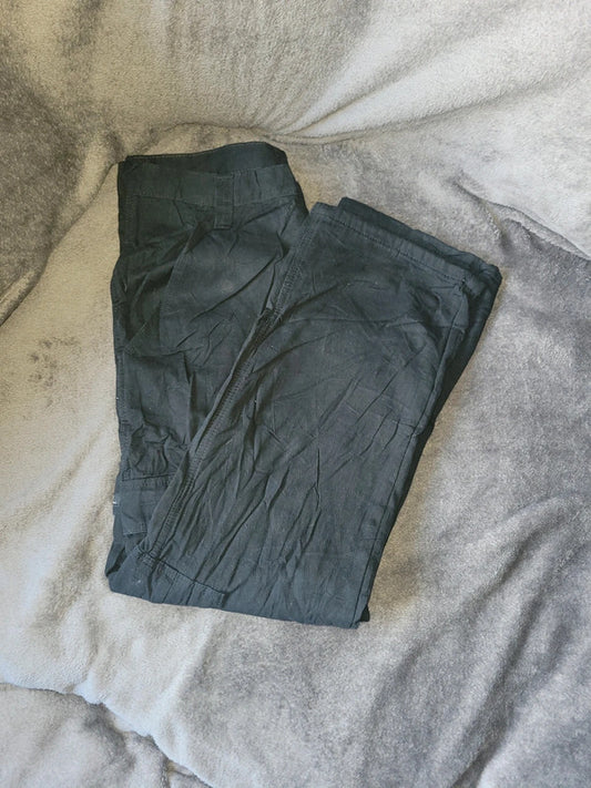 Vintage Wrangler Black Relaxed Fit Cargo Trousers