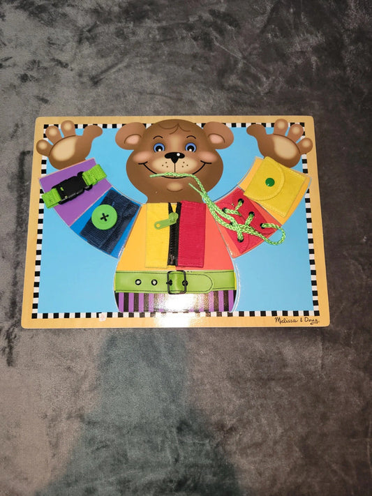 Melissa & Doug Bear Basic Skills Board