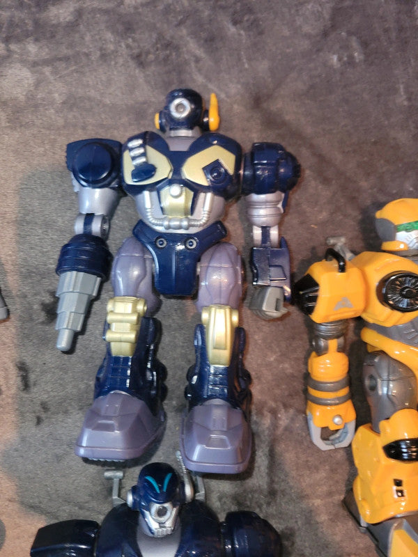 Vintage Tekno Robot Action Figures (Job Lot)