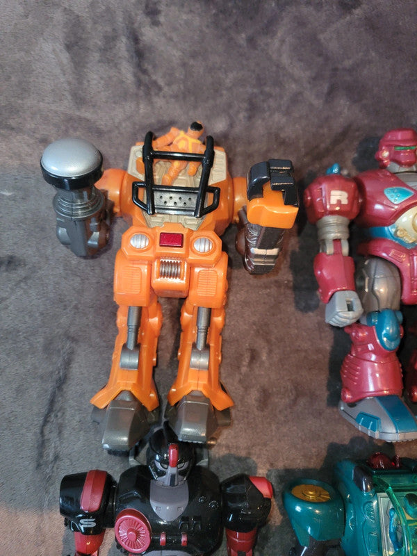 Vintage Tekno Robot Action Figures (Job Lot)