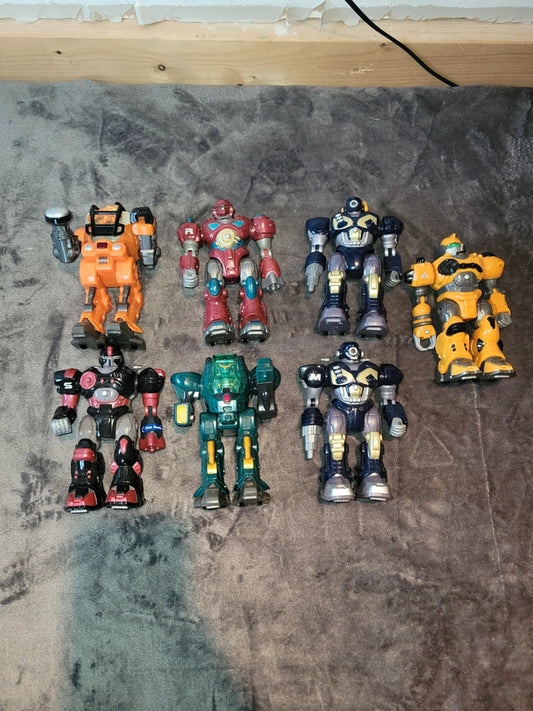 Vintage Tekno Robot Action Figures (Job Lot)