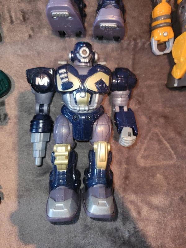 Vintage Tekno Robot Action Figures (Job Lot)