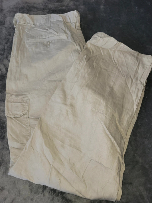 Vintage Dickies Cargo Pants Beige - Size 34x32