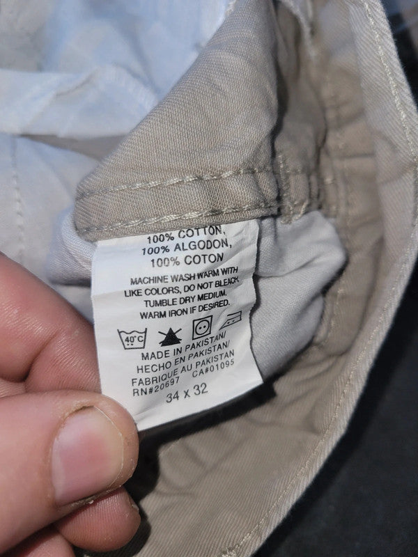 Vintage Dickies Cargo Pants Beige - Size 34x32