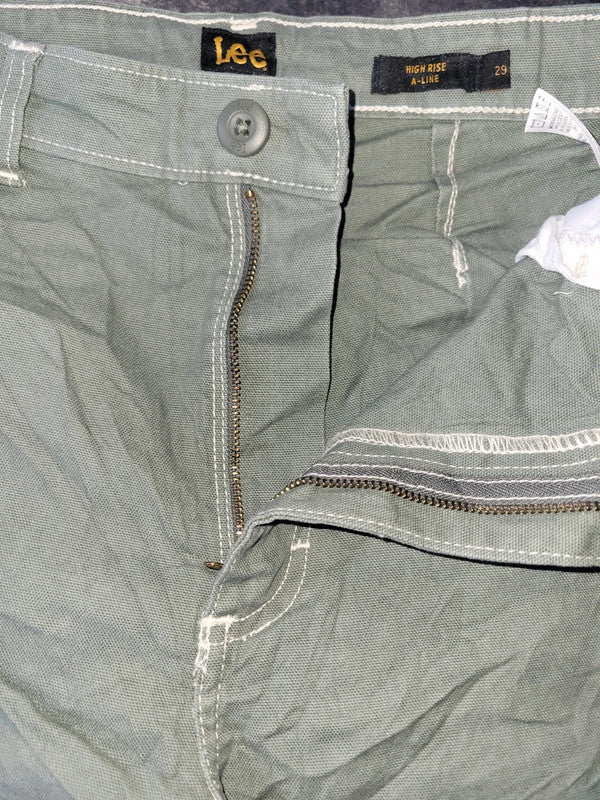 Vintage Lee High Rise A-Line Cargo Pants Size 29