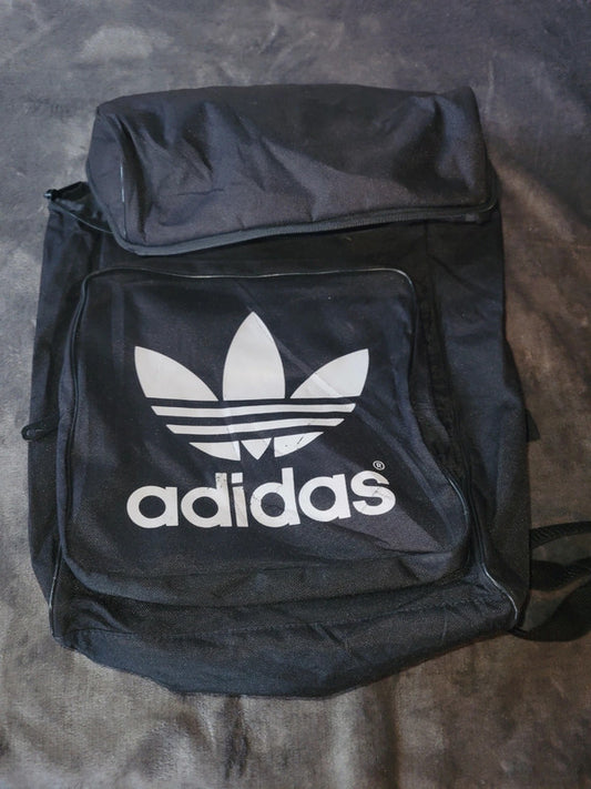 Adidas Originals Black Backpack with Trefoil Logo