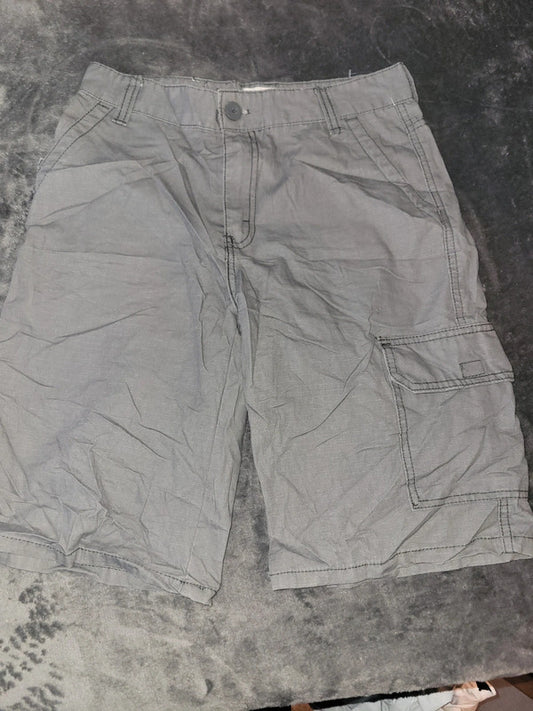 Levi’s Grey Cargo Style Shorts – Men’s W27 (14 REG) Casual Summer Wear