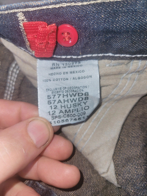Wrangler WRG Jeans Co. Denim Shorts – Husky Size 12 (Made in Mexico)