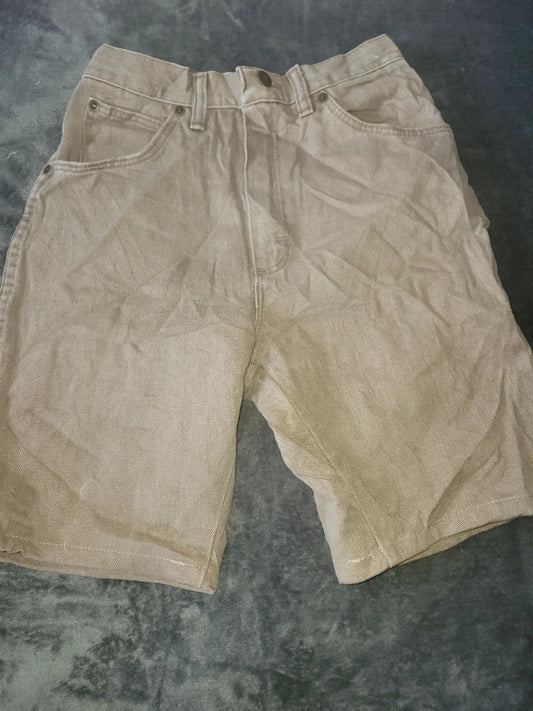 Wrangler Authentic Jeans – Women’s Beige Denim Shorts W26 (100% Cotton)