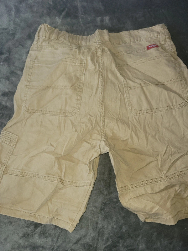 Wrangler Classic Straight Cargo Shorts – Men’s W28 Beige Khaki