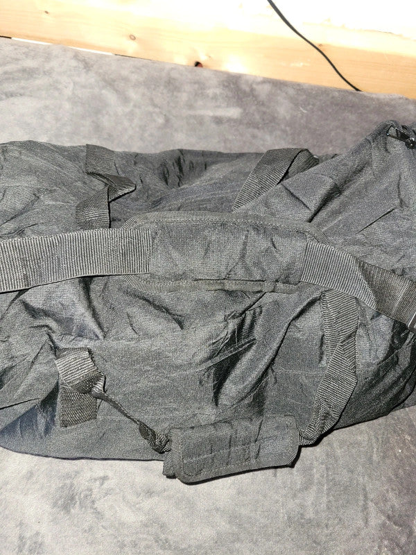 Adidas Black Duffel / Gym Bag – Large White Logo