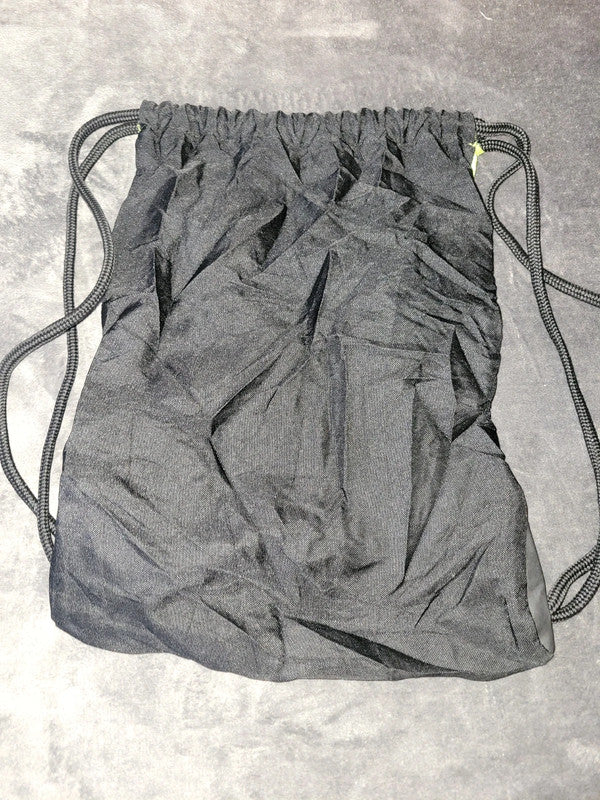 Adidas Neon Green & Black Drawstring Gym Bag