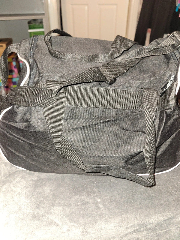 Adidas Black Duffel / Gym Bag – White Logo – Medium