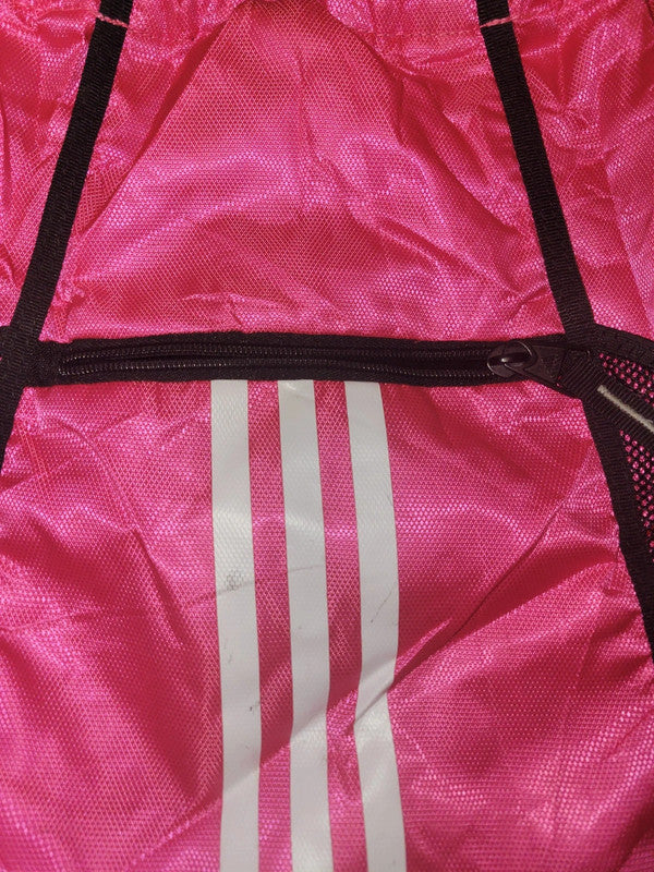 Adidas Pink & Black Drawstring Gym Sack – 3-Stripes Logo
