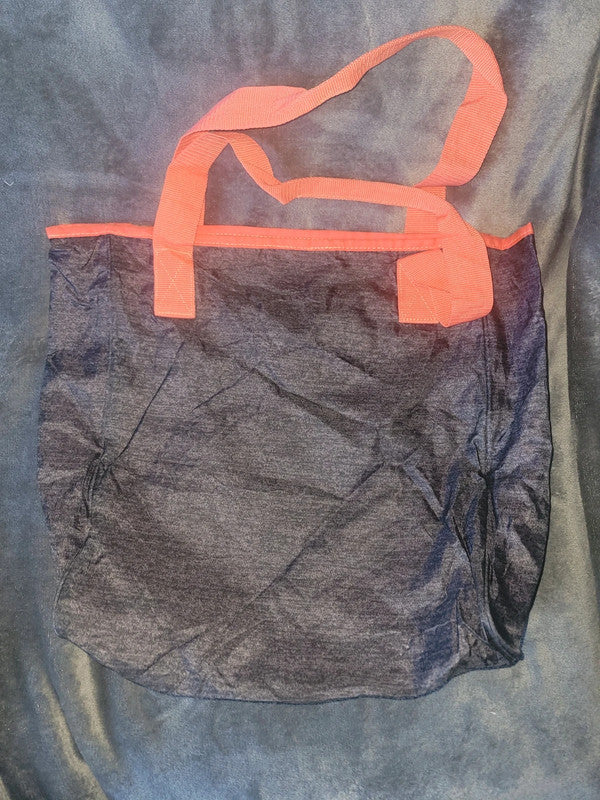 Adidas Black & Coral Tote Bag – Lightweight Shopper / Gym Carry Bag