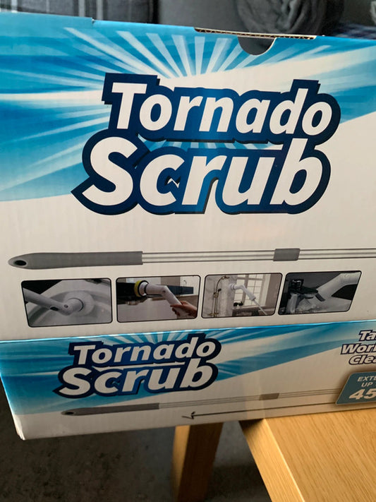 Tornado scrub cleaning tool