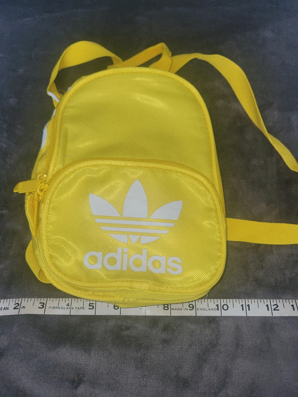 Adidas Originals Mini Backpack – Yellow with Trefoil Logo